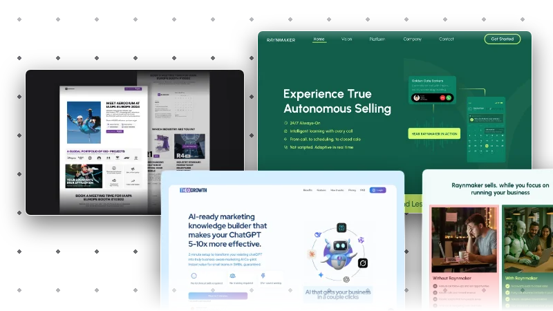 Website and landing page work